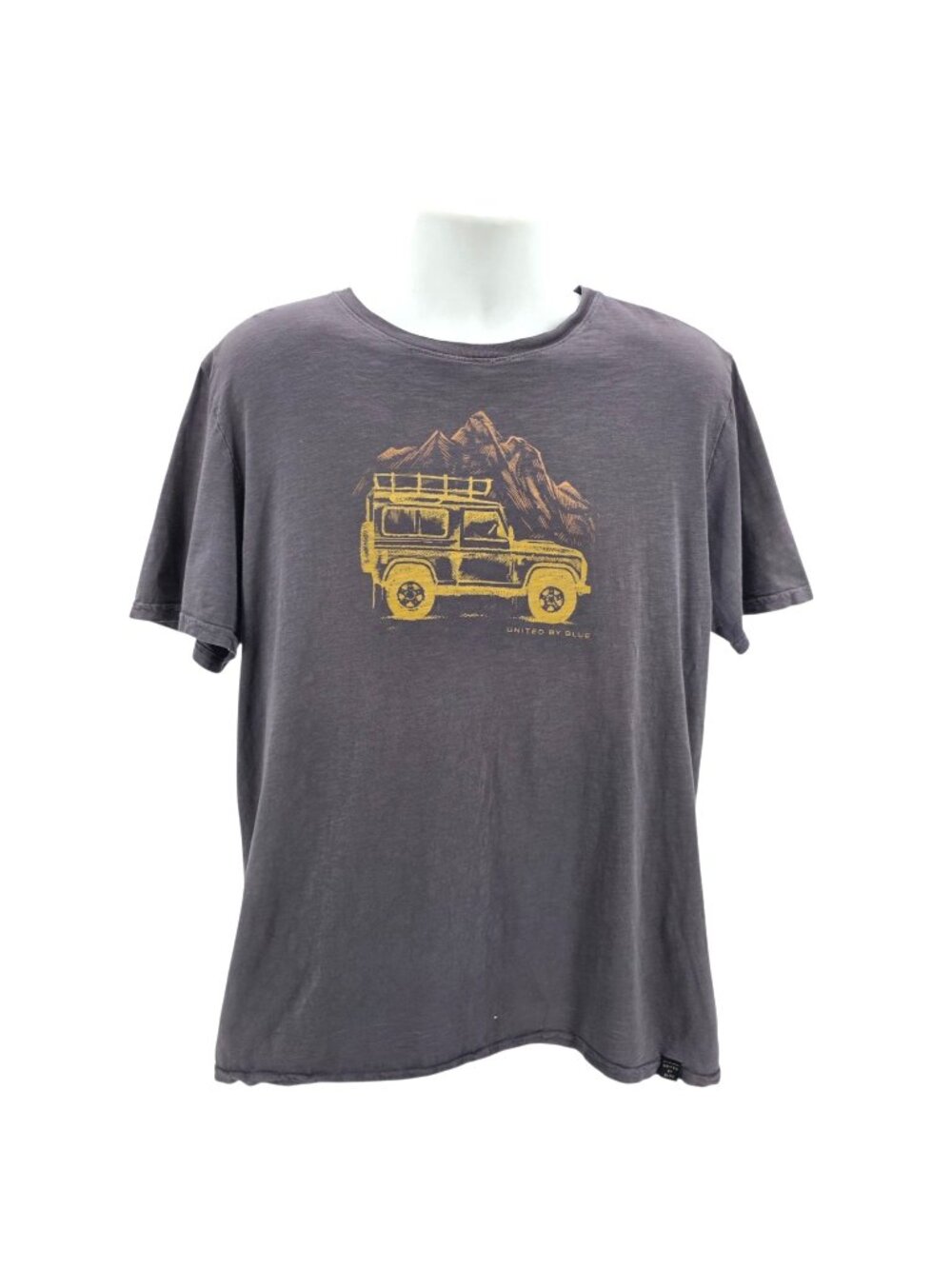 United By Blue Mens XL Shirt Organic Cotton Adventure Mobile Truck Mountains